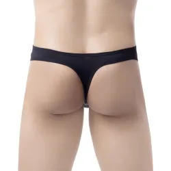 MenSexyWear String Transparent Hollowout Noir